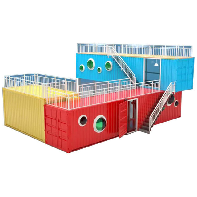 Projeto de casa de cont&ecirc;iner de transporte 002
