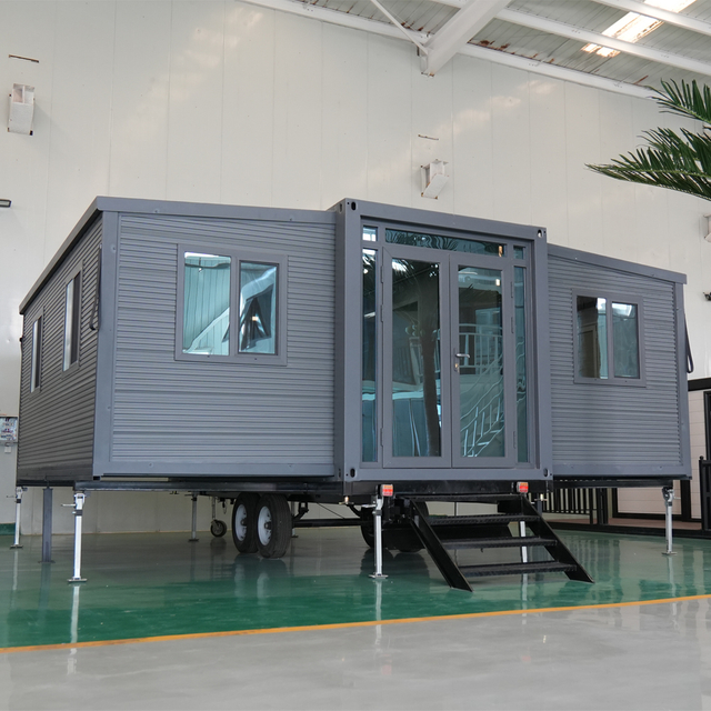 Maison extensible &agrave; double aile HS-20Ft avec remorque